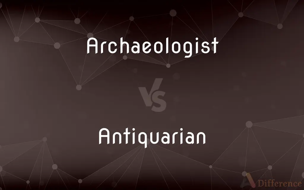 Archaeologist vs. Antiquarian — What's the Difference?
