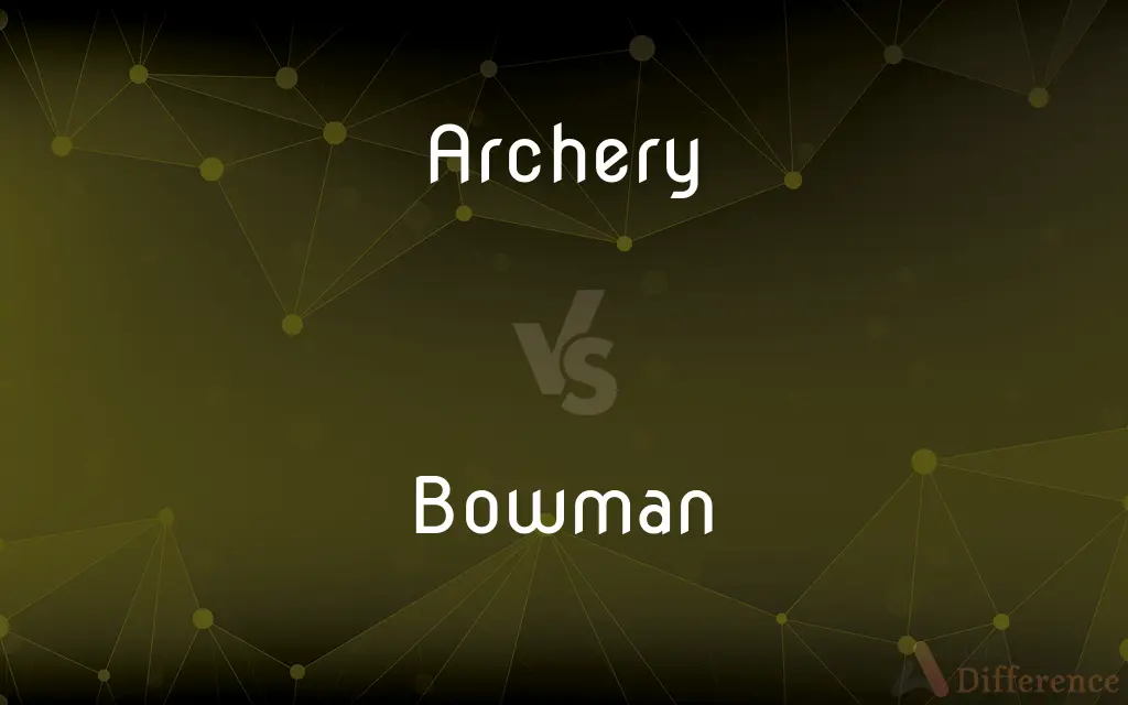 Archery vs. Bowman — What's the Difference?