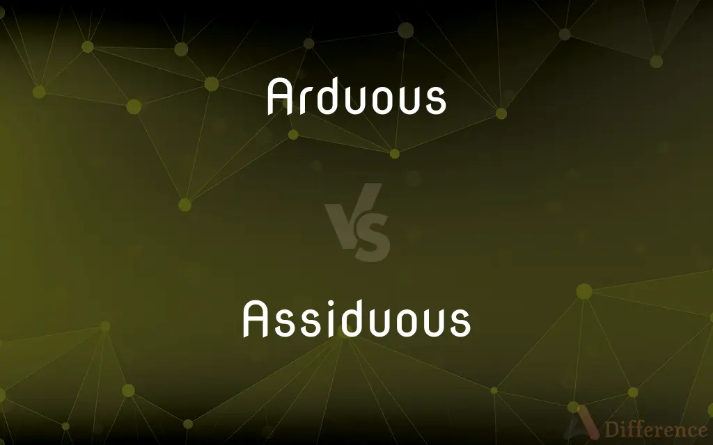 Arduous vs. Assiduous — What's the Difference?