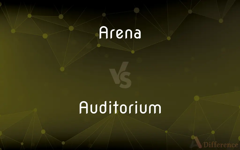 Arena vs. Auditorium — What's the Difference?