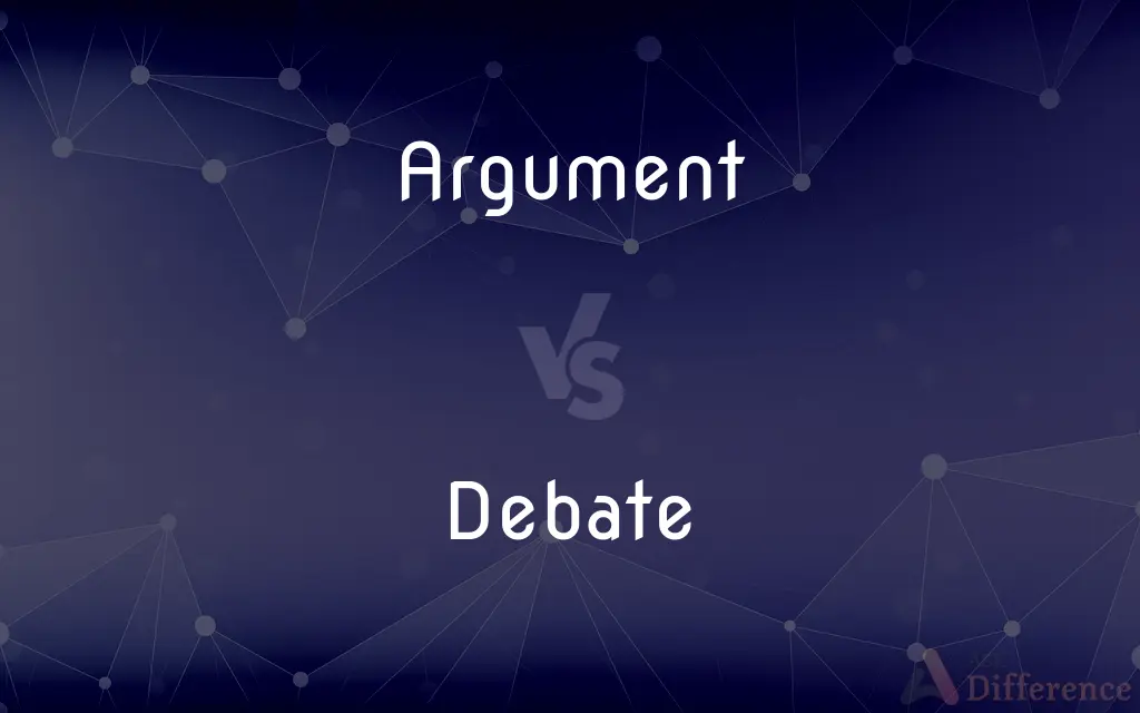 Argument vs. Debate — What's the Difference?