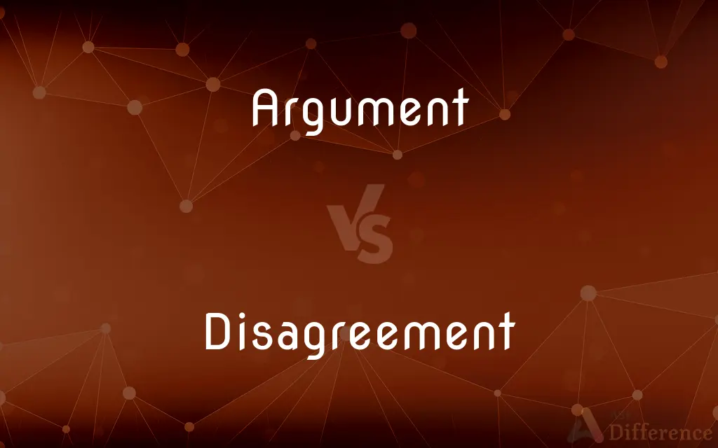 Argument vs. Disagreement — What's the Difference?