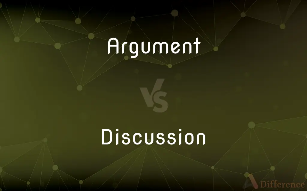 Argument vs. Discussion — What's the Difference?