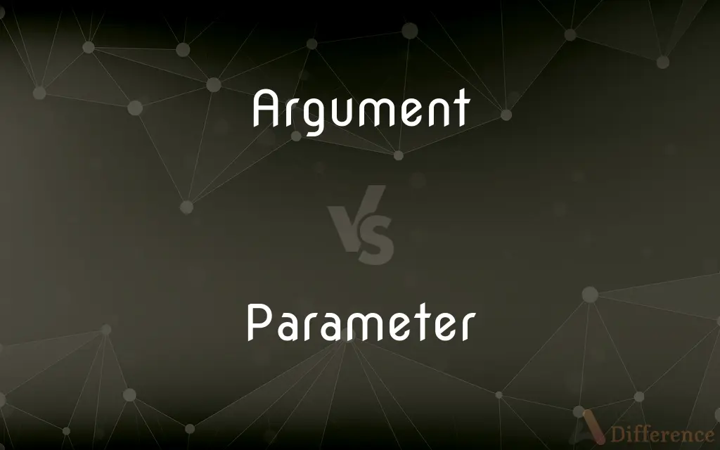 Argument vs. Parameter — What's the Difference?