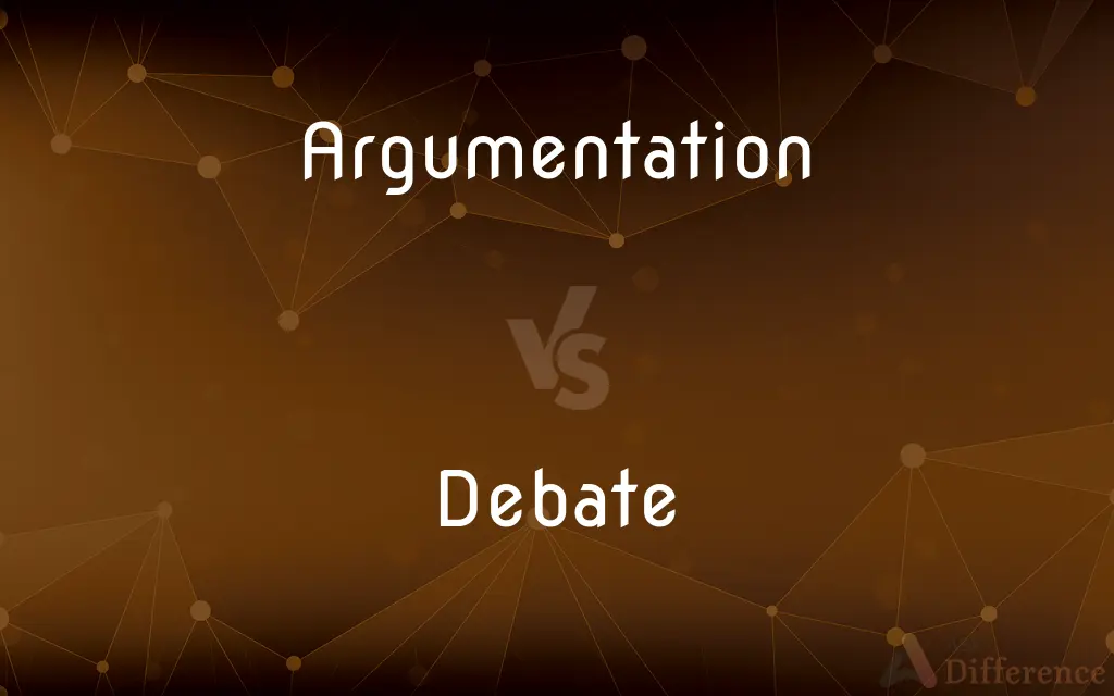 Argumentation vs. Debate — What's the Difference?