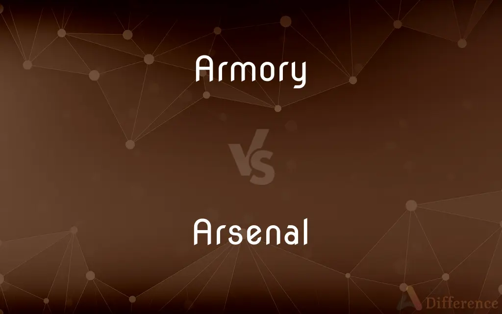 Armory vs. Arsenal — What's the Difference?