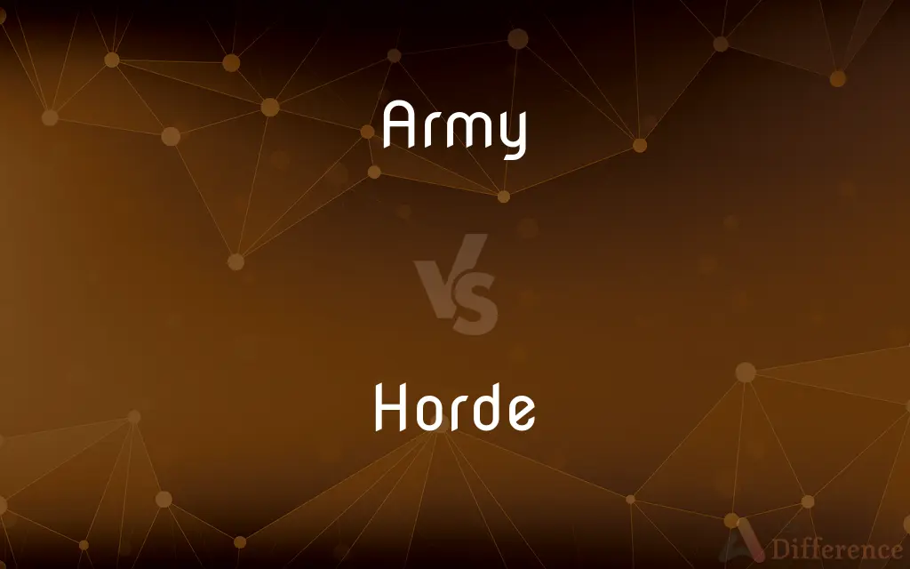 Army vs. Horde — What's the Difference?