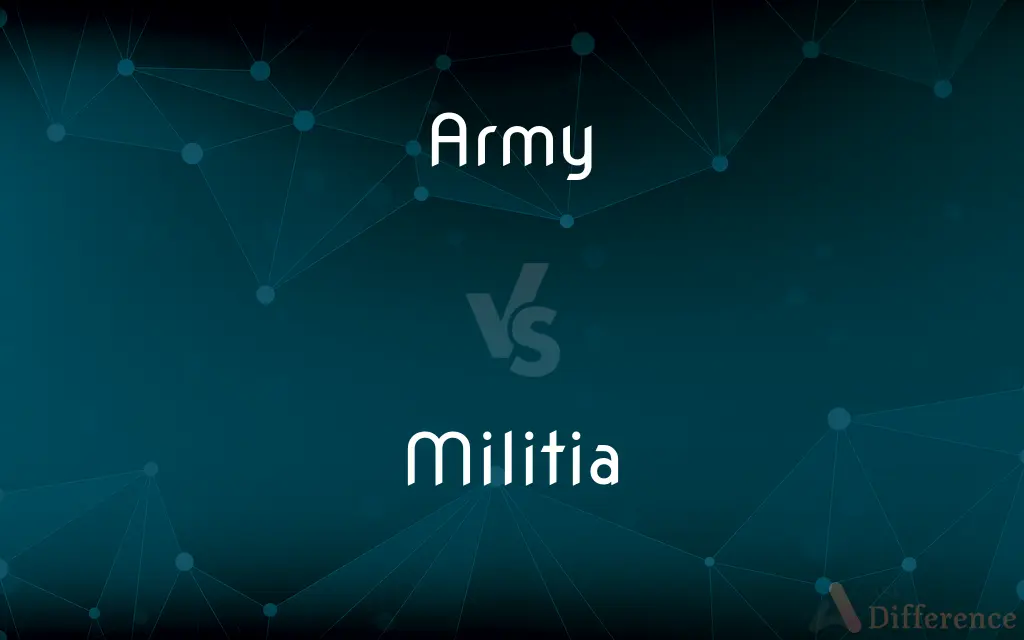 Army vs. Militia — What's the Difference?