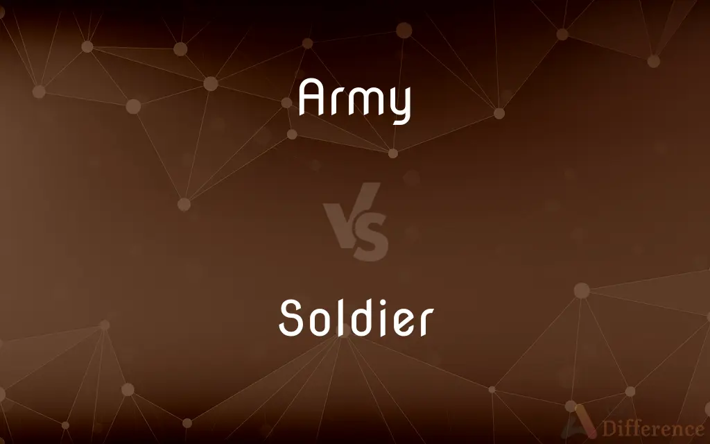 Army vs. Soldier — What's the Difference?