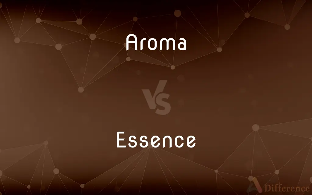 Aroma vs. Essence — What's the Difference?