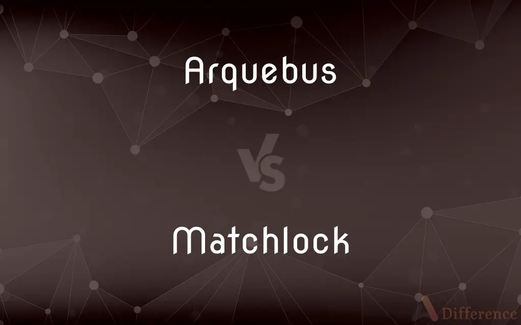 Arquebus vs. Matchlock — What's the Difference?