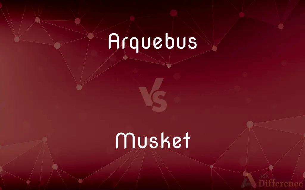 Arquebus vs. Musket — What's the Difference?