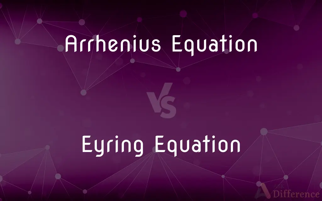 Arrhenius Equation vs. Eyring Equation — What's the Difference?