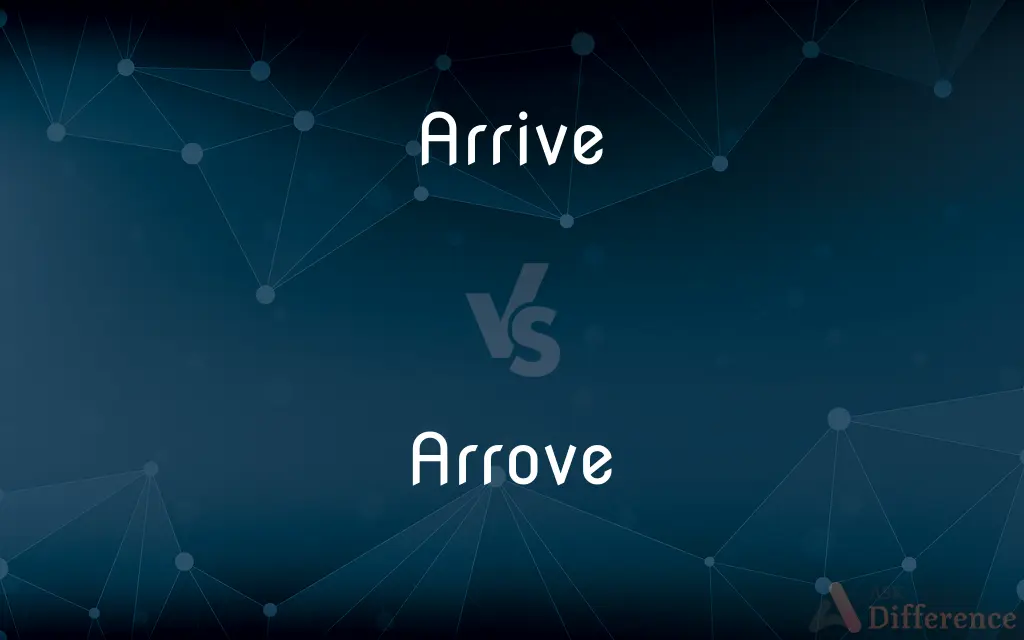 Arrive vs. Arrove — Which is Correct Spelling?