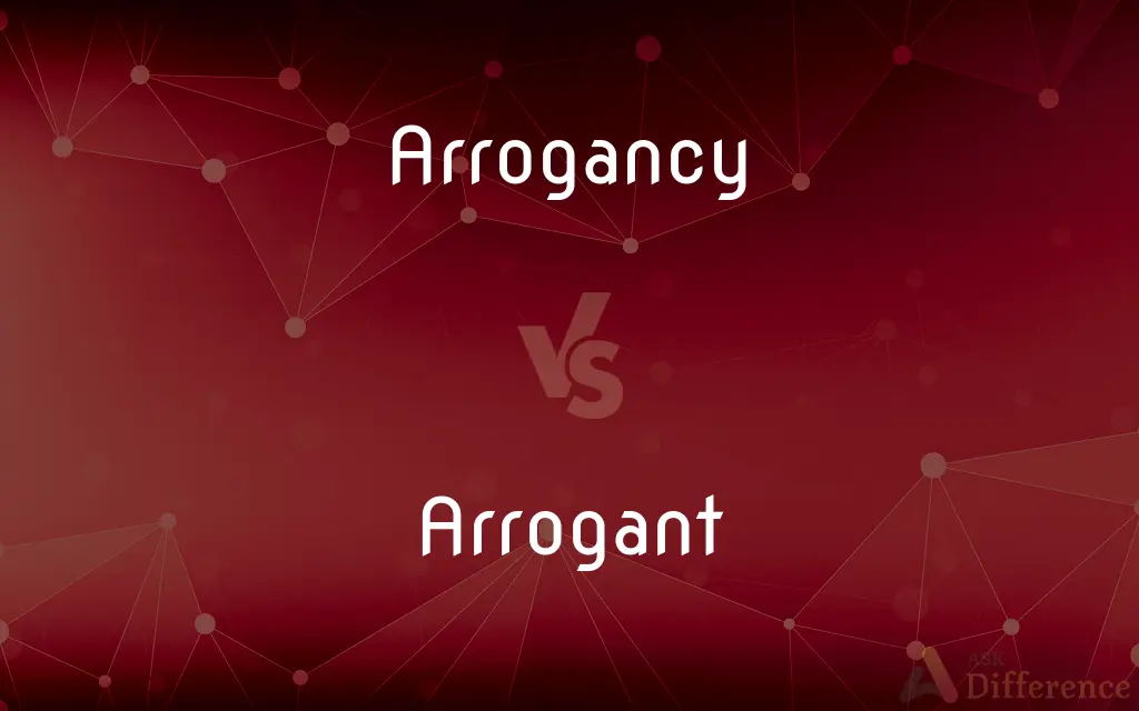 Arrogancy vs. Arrogant — What's the Difference?