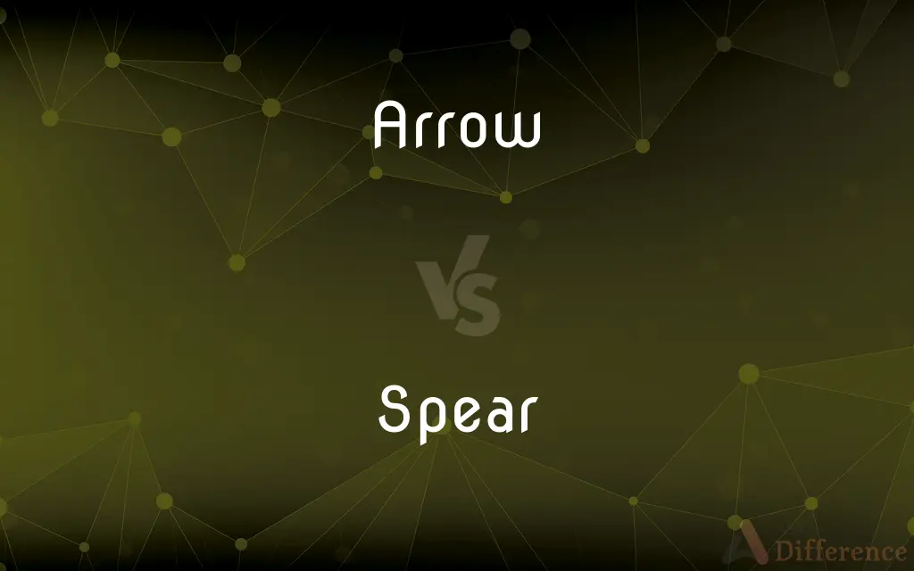 Arrow vs. Spear — What's the Difference?