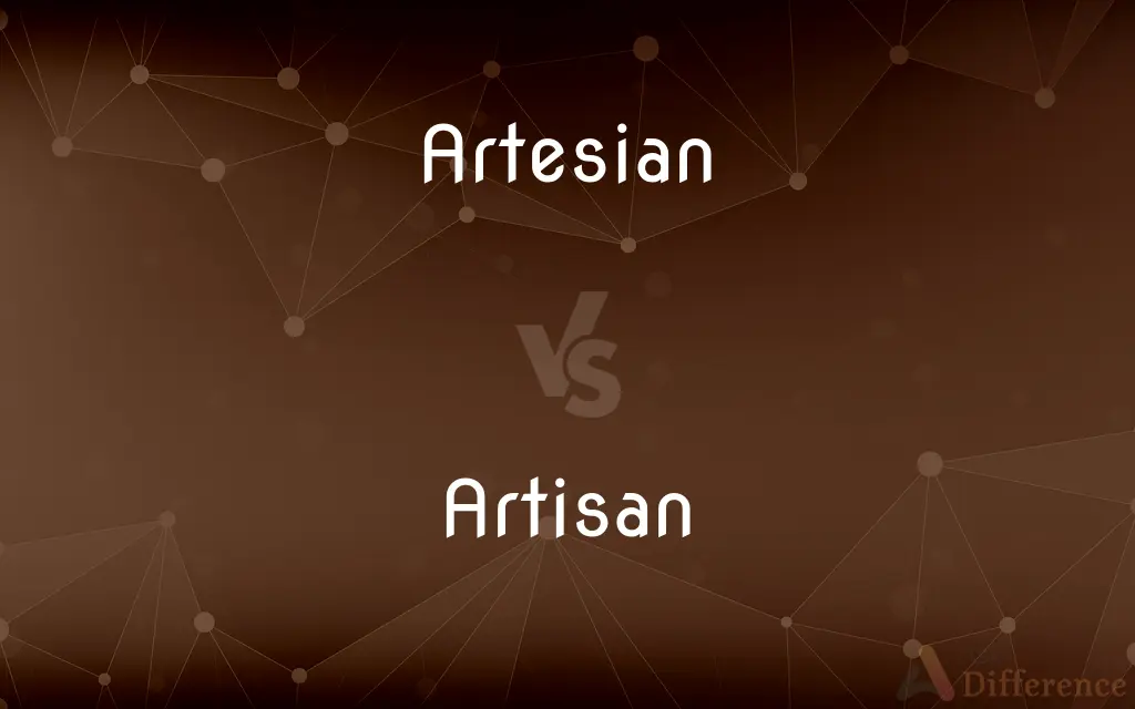 Artesian vs. Artisan — What's the Difference?