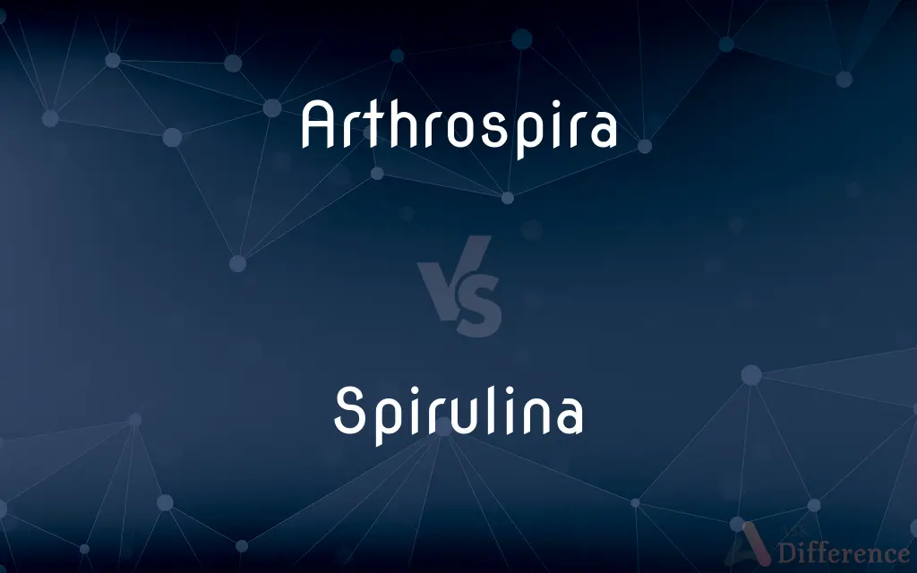 Arthrospira vs. Spirulina — What's the Difference?