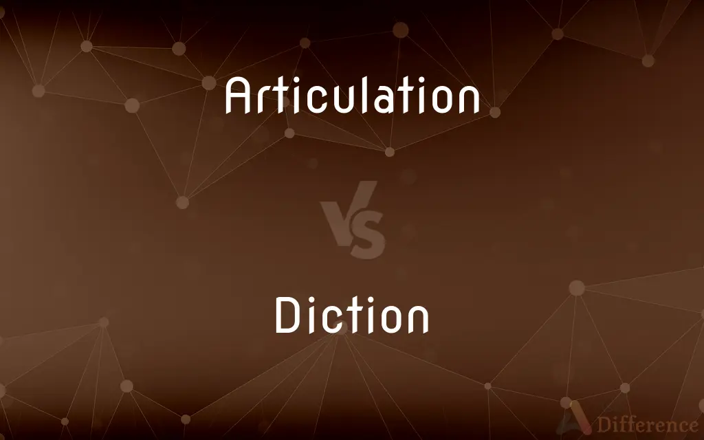 Articulation vs. Diction — What's the Difference?