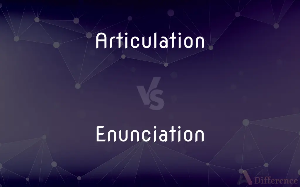 Articulation vs. Enunciation — What's the Difference?