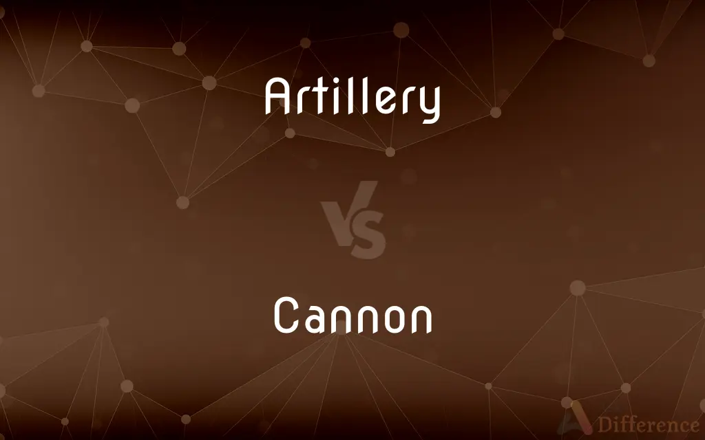 Artillery vs. Cannon — What's the Difference?