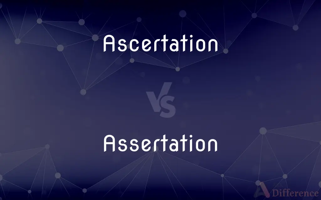 Ascertation vs. Assertation — Which is Correct Spelling?