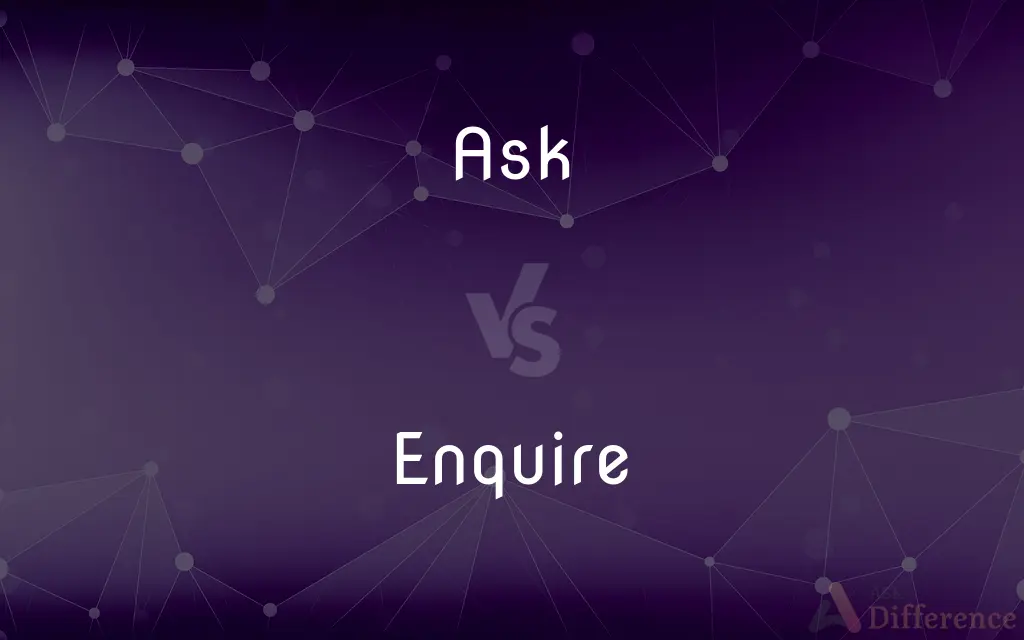 Ask vs. Enquire — What's the Difference?