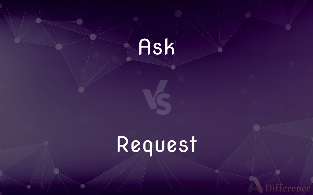 Ask vs. Request — What's the Difference?