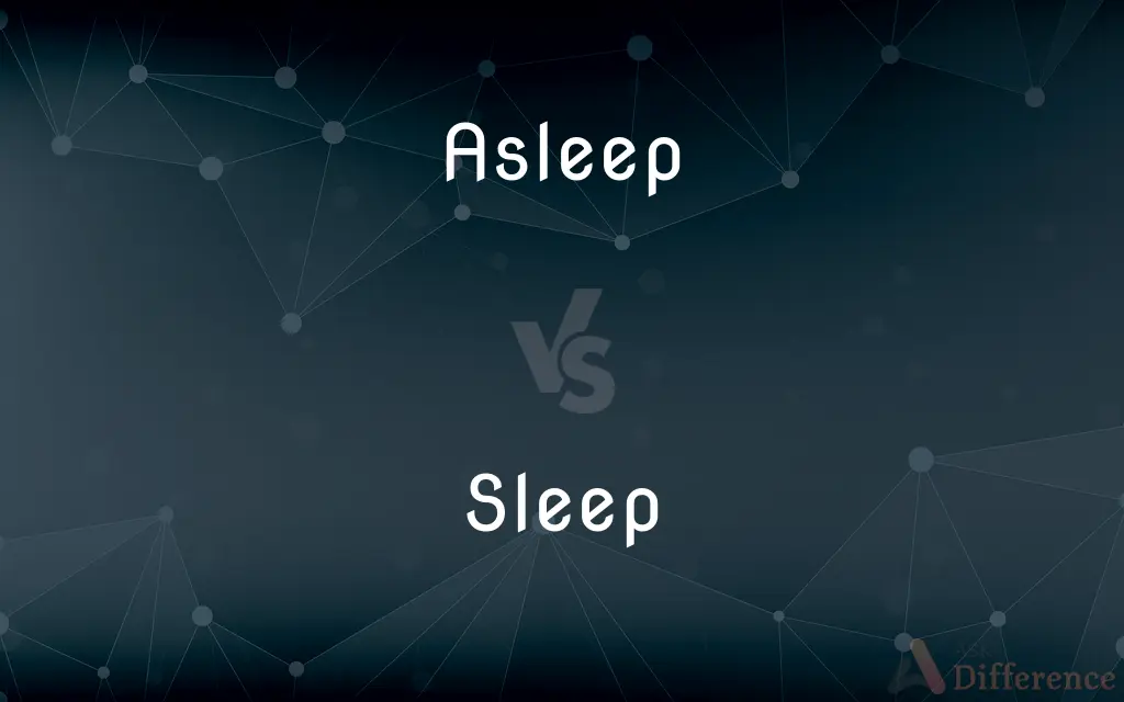 Asleep vs. Sleep — What's the Difference?