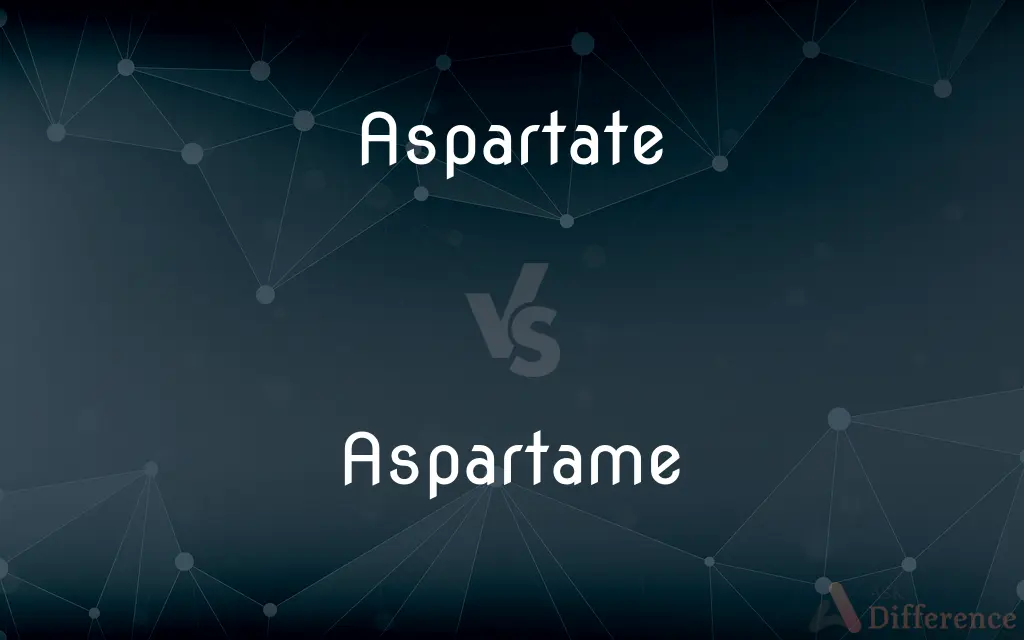 Aspartate vs. Aspartame — What's the Difference?