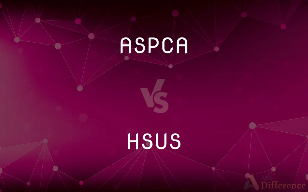 ASPCA vs. HSUS — What's the Difference?