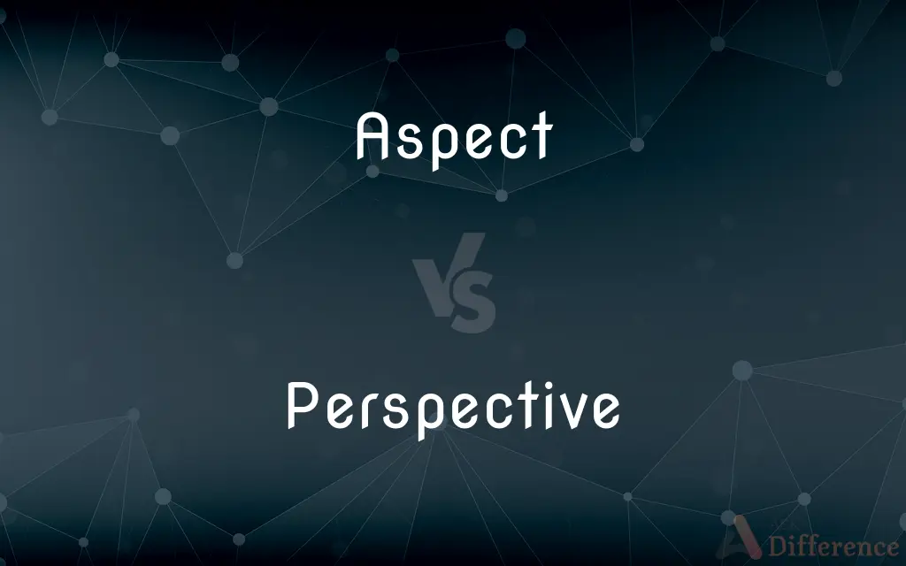 Aspect vs. Perspective — What's the Difference?