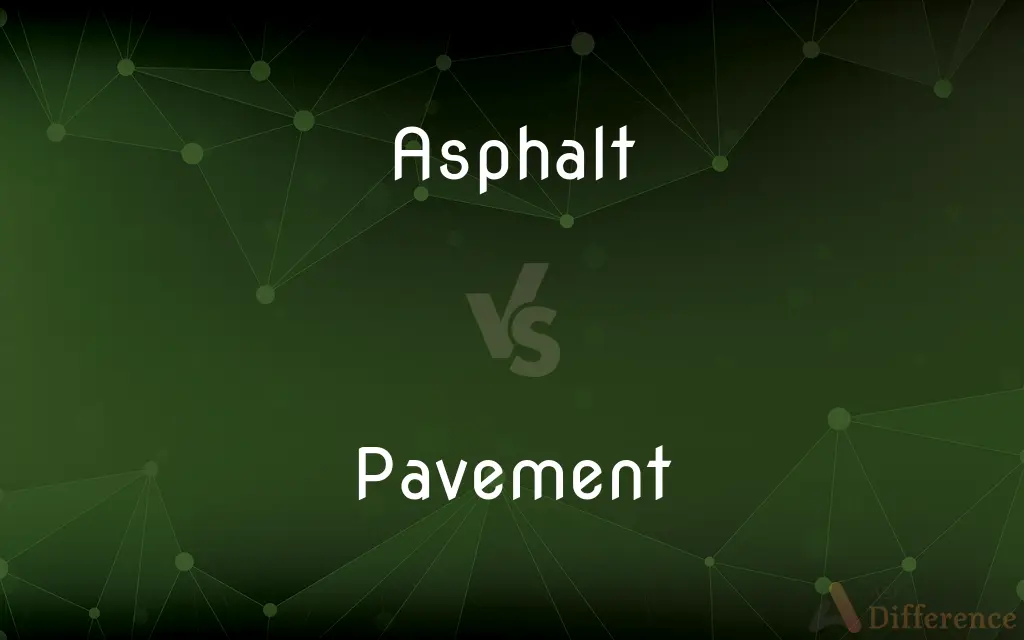 Asphalt vs. Pavement — What's the Difference?