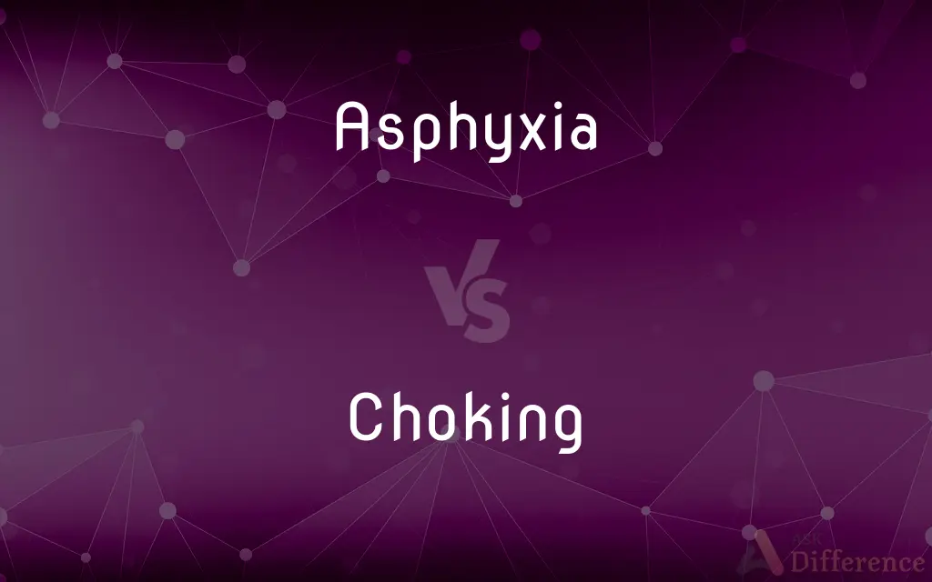 Asphyxia vs. Choking — What's the Difference?