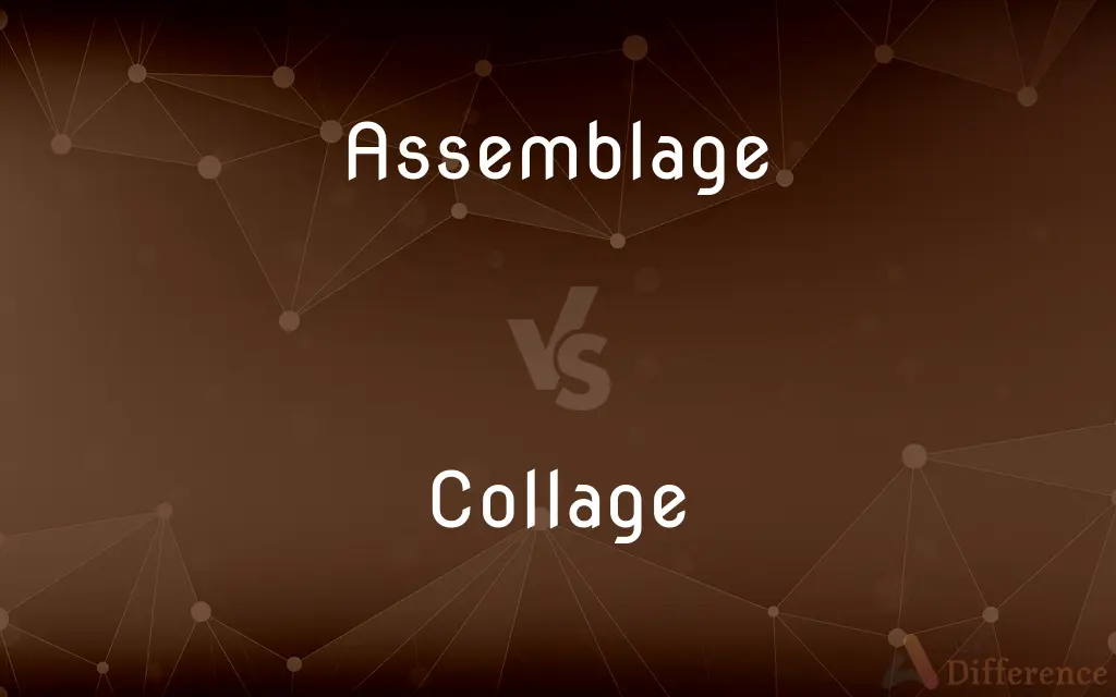 Assemblage vs. Collage — What's the Difference?