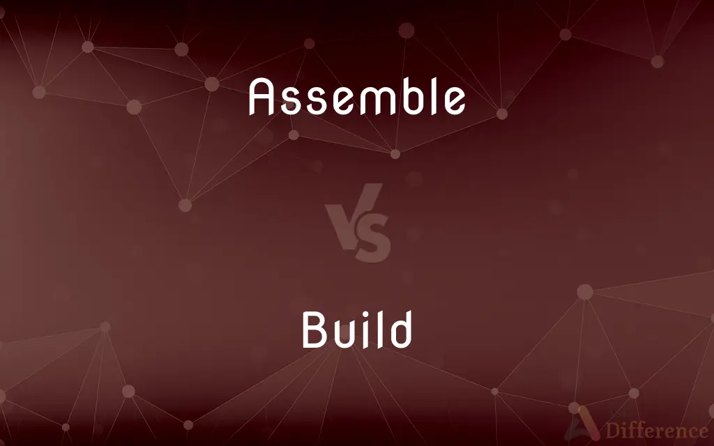 Assemble vs. Build — What's the Difference?
