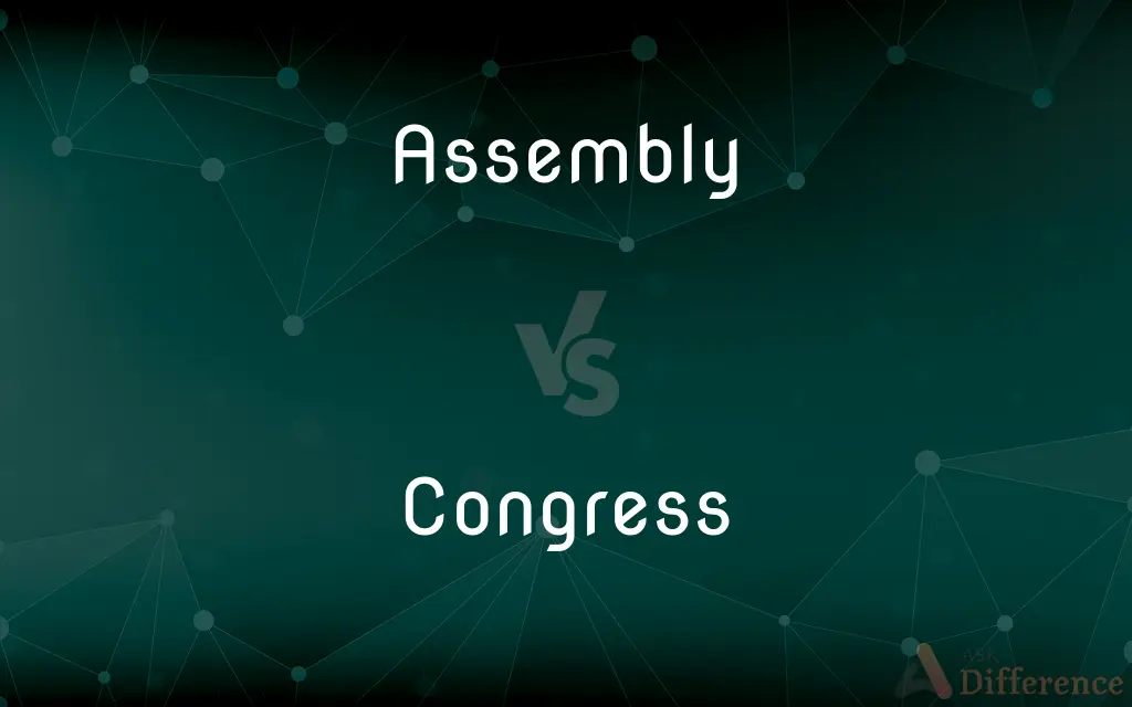 Assembly vs. Congress — What's the Difference?