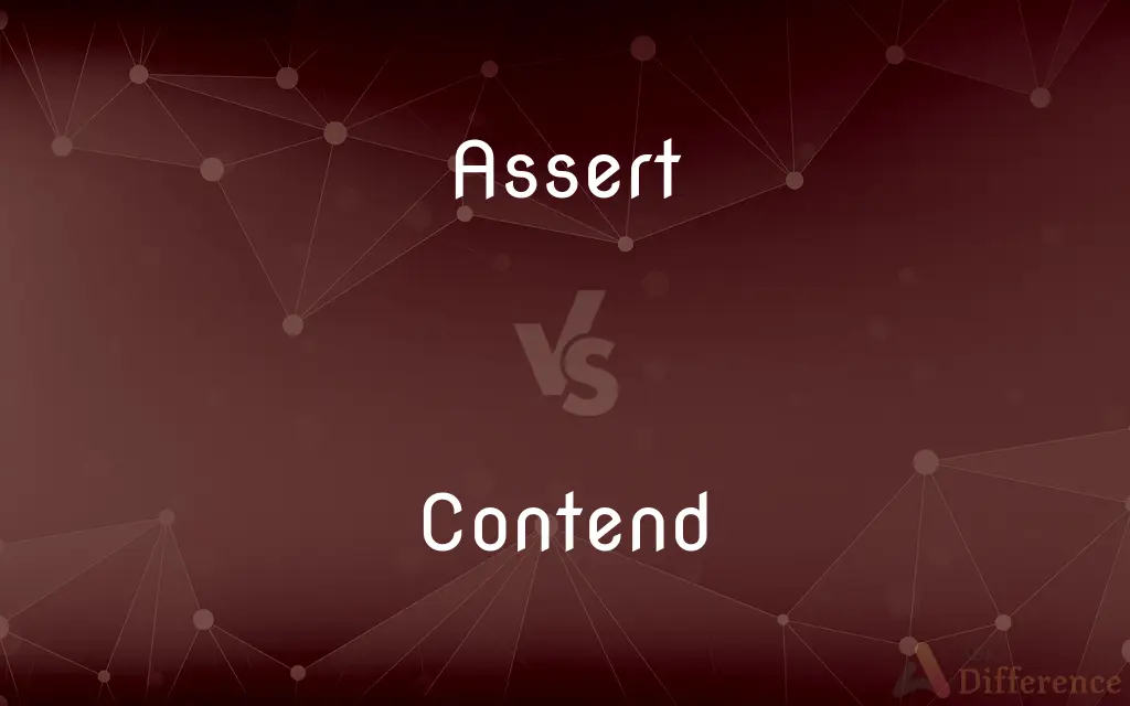 Assert vs. Contend — What's the Difference?