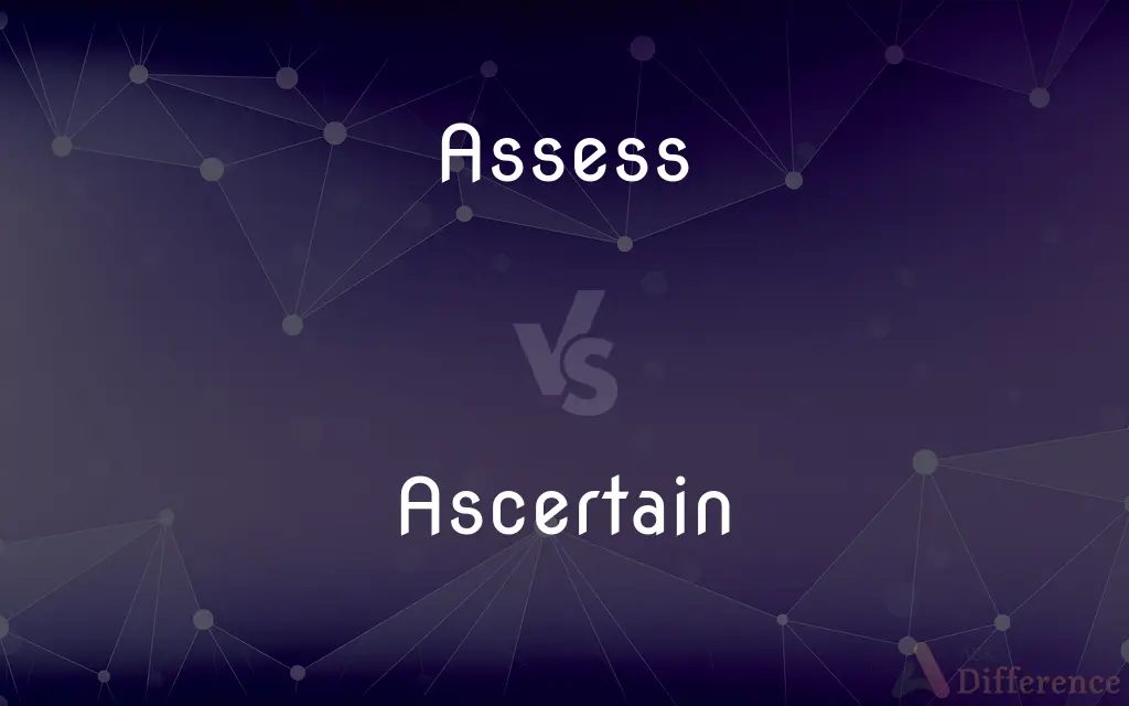 Assess vs. Ascertain — What's the Difference?