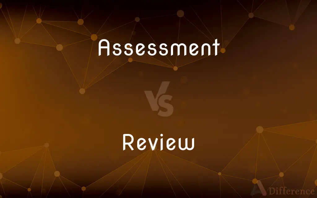 Assessment vs. Review — What's the Difference?
