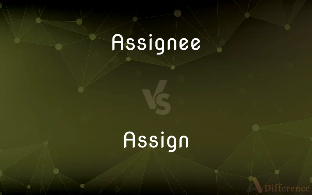 Assignee vs. Assign — What's the Difference?