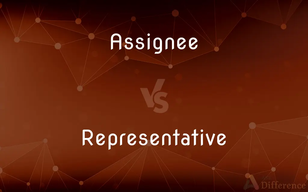 Assignee vs. Representative — What's the Difference?