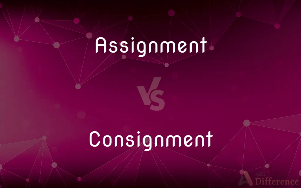 Assignment vs. Consignment — What's the Difference?