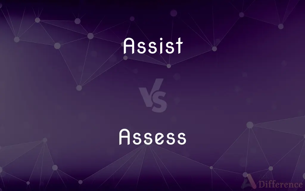 Assist vs. Assess — What's the Difference?