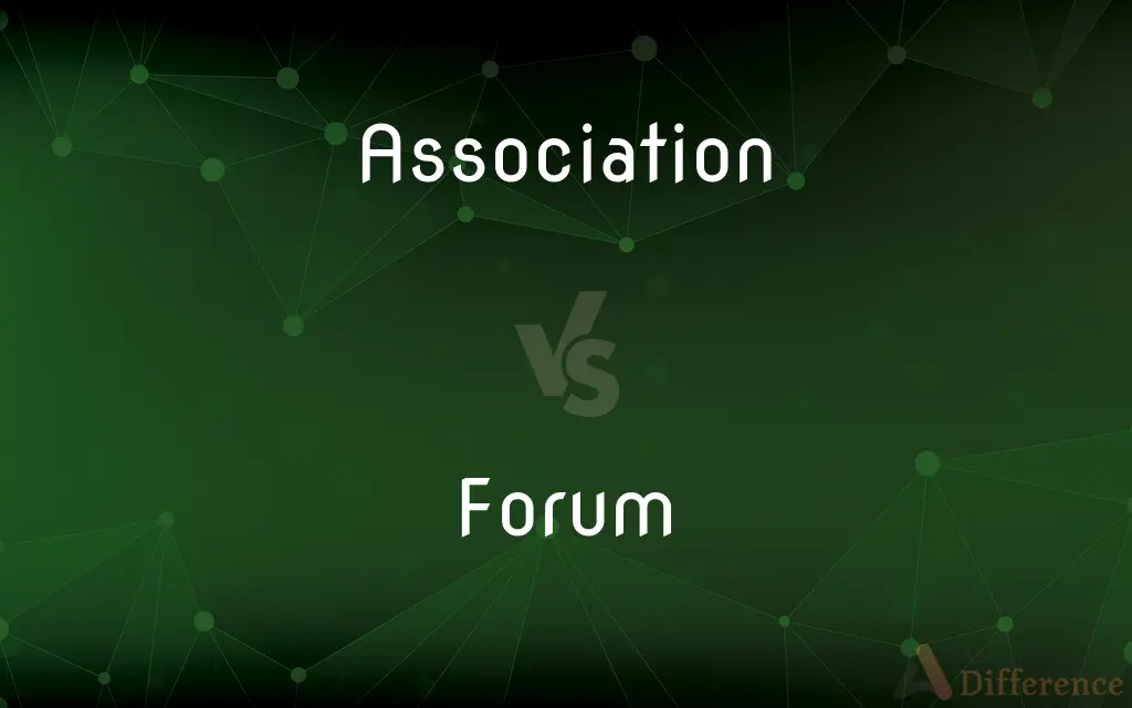 Association vs. Forum — What's the Difference?