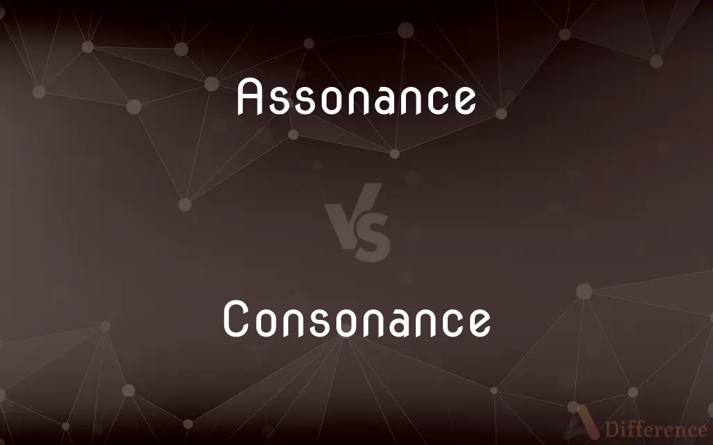 Assonance vs. Consonance — What's the Difference?