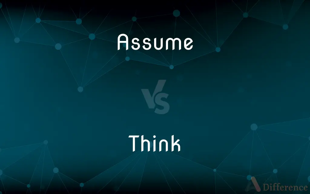 Assume vs. Think — What's the Difference?