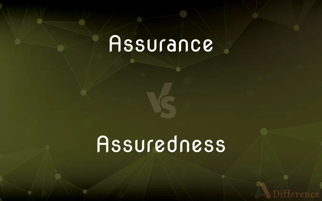 Assurance vs. Assuredness — What's the Difference?