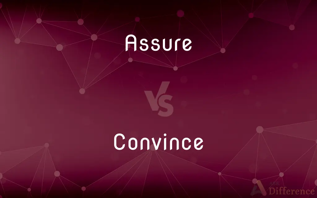 Assure vs. Convince — What's the Difference?