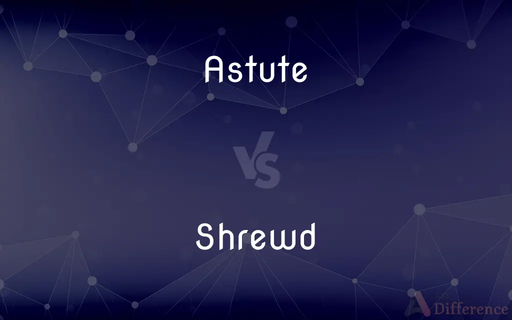 Astute vs. Shrewd — What's the Difference?